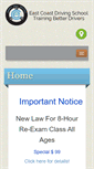 Mobile Screenshot of eastcoastdrivingschoolva.com